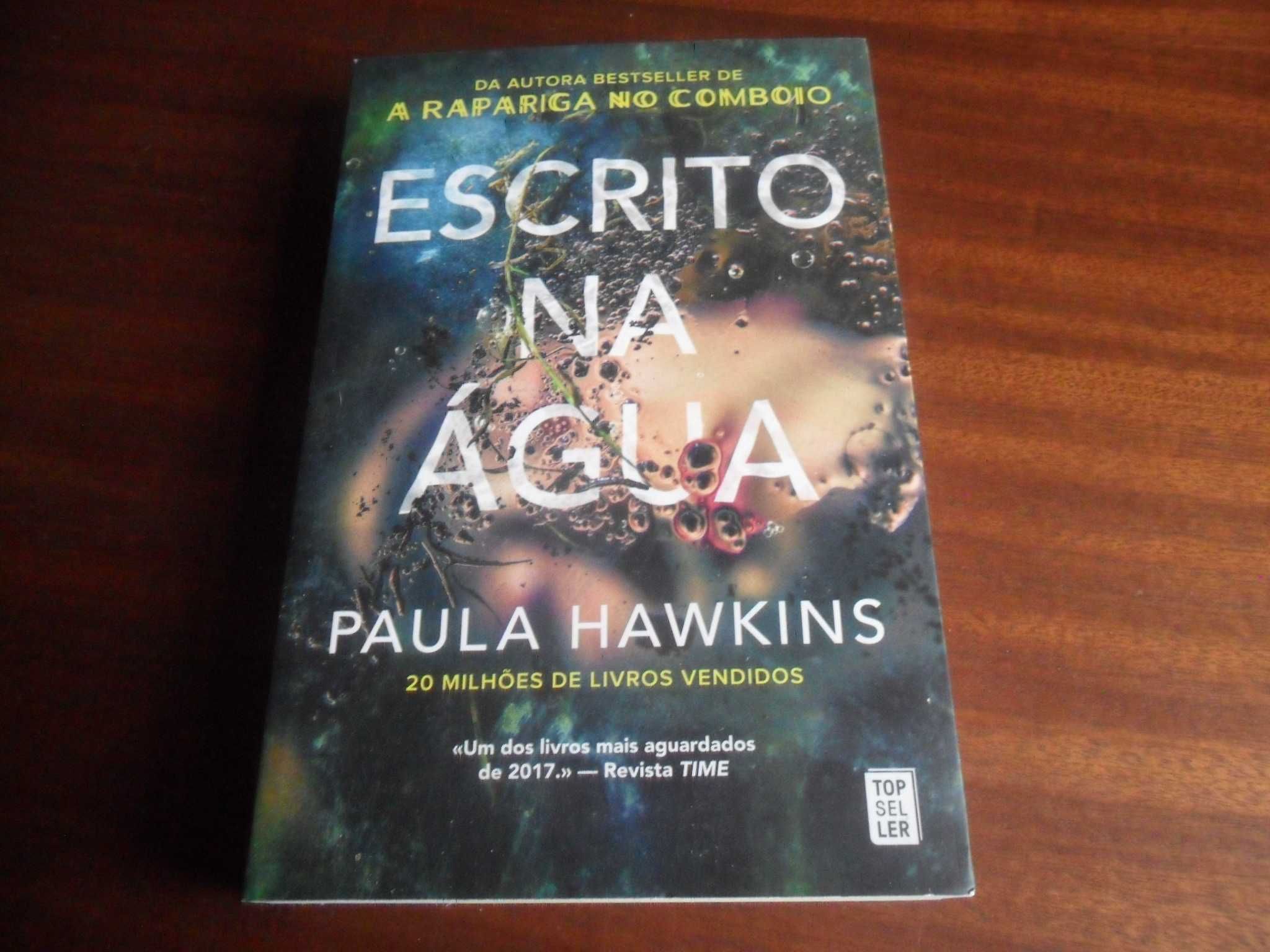 "Escrito na Água" de Paula Hawkins - 1ª Edição de 2017