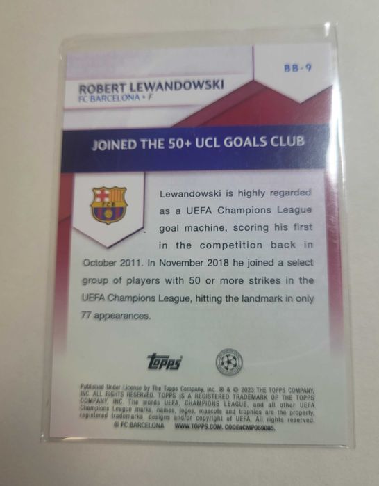 2023 Topps Best of the Best Robert Lewandowski #BB-9