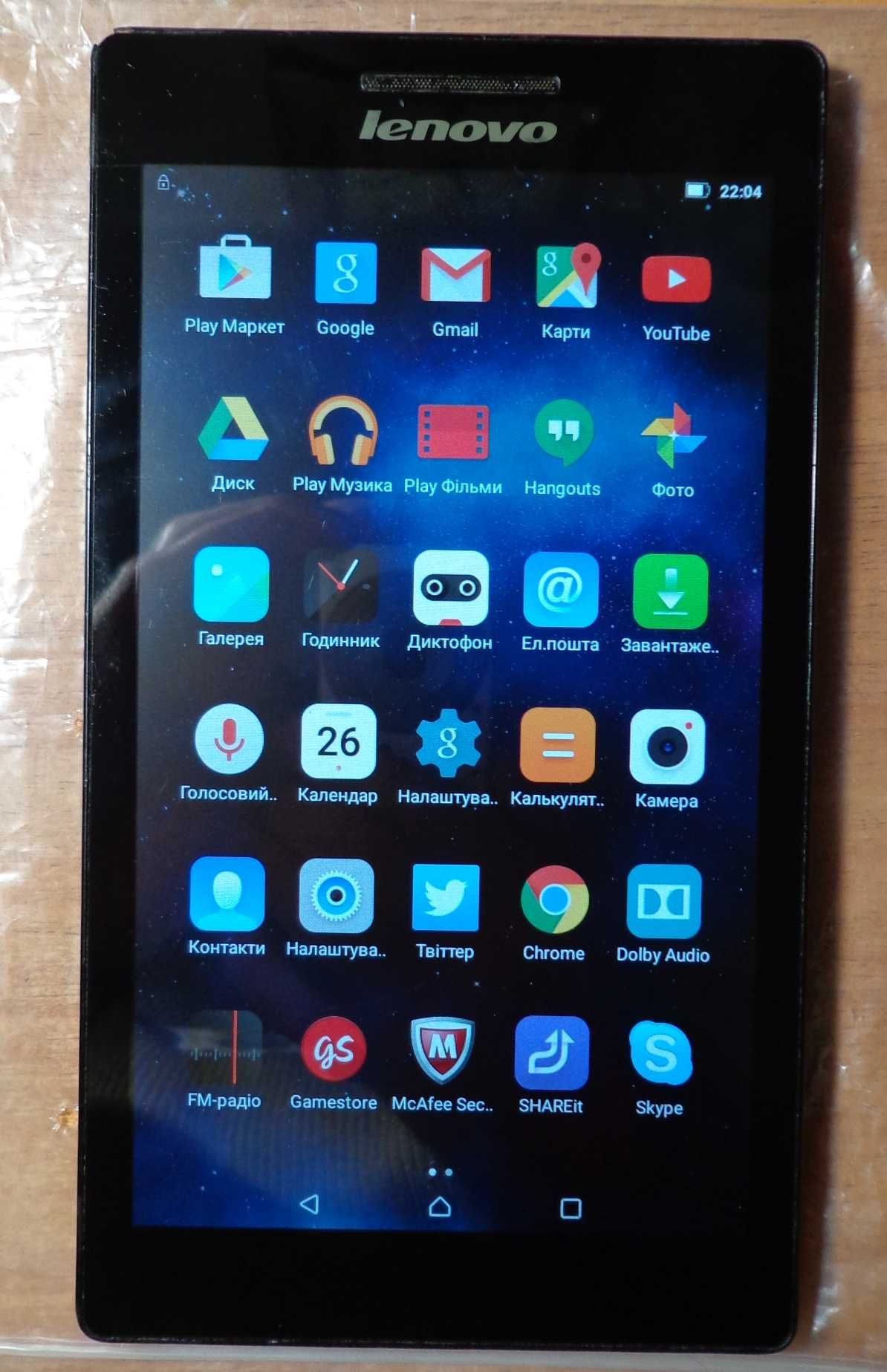 Планшет Lenovo Tab 2 A7-20.