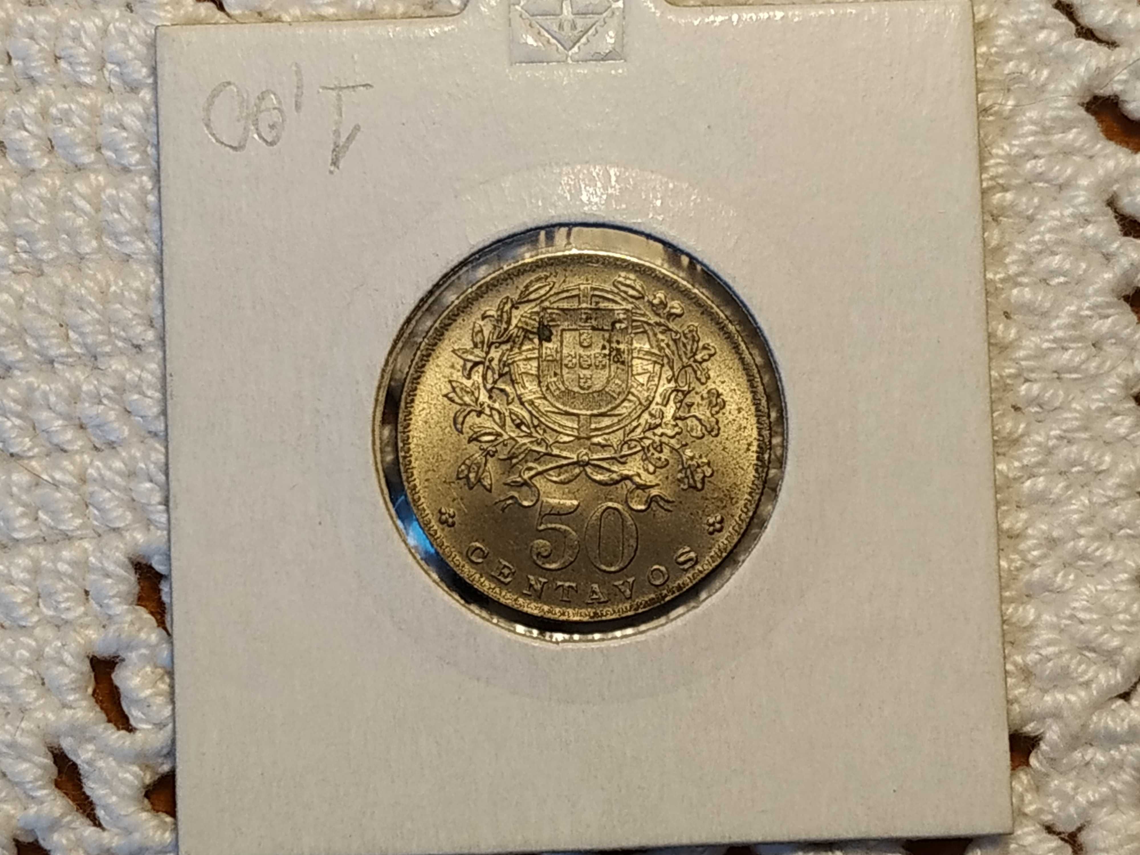 Portugal - moeda de 50 centavos de 1967 (F)