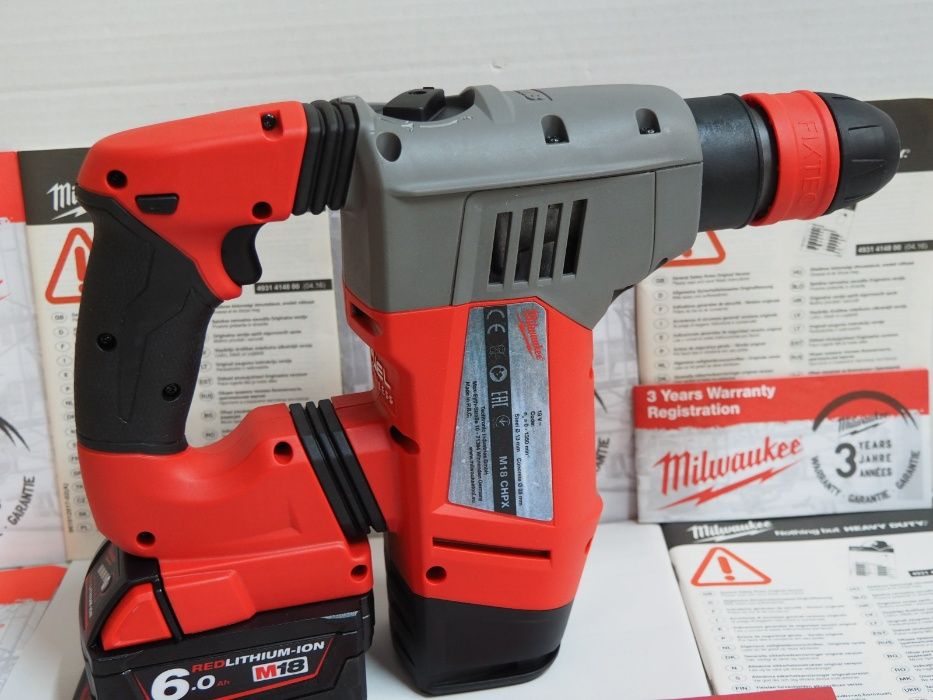 Młot MILWAUKEE M18 CHPX młotowiertarka bateria 18v 6Ah nowy bti berner