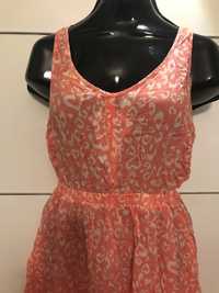 H&M sukienka S letnia odkryte plecy
