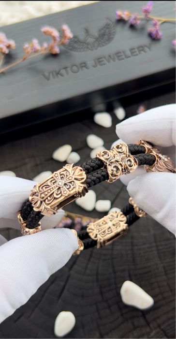 Эксклюзивный Золотой Православный Браслет.золотий браслет