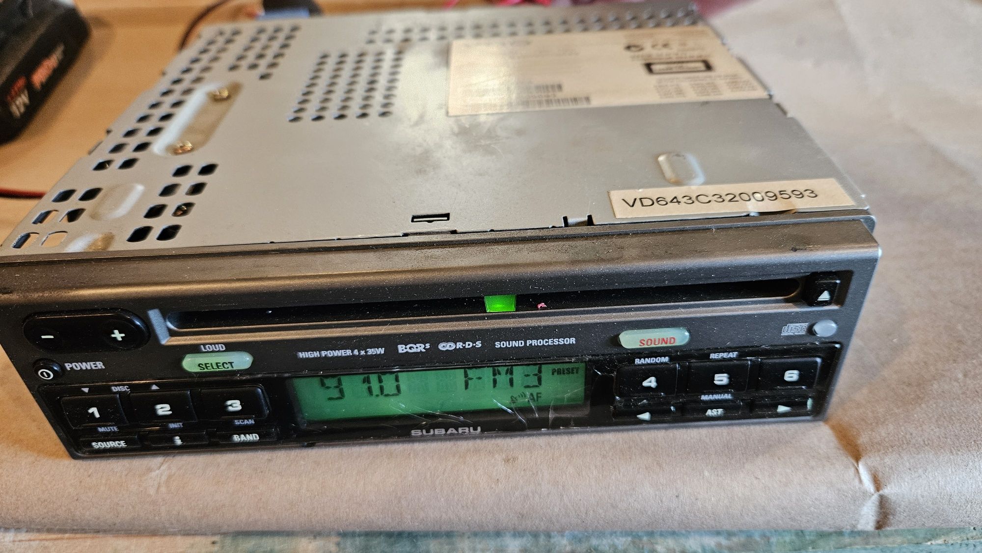 Radio CD Subaru Forester SG 2002