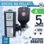 Kocioł TECHNIX PELL LUX 38 KW, PELLET, 5 klasa, lista ZUM, dotacja.