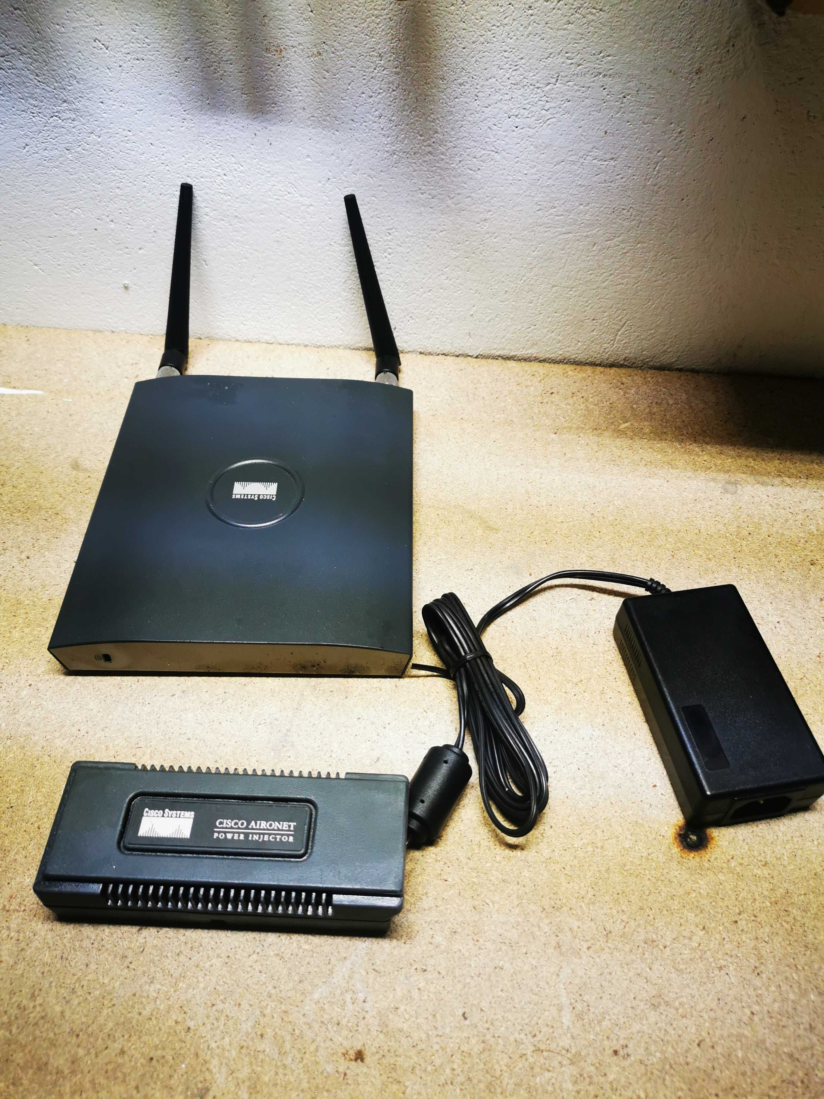 Access Point Cisco AIR-AP1242AG-E-K9 + Cisco Power Injector