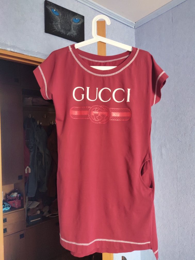 платье-футболка "а ля GUCCI"