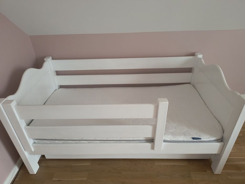 Drewniane olchowe łóżeczko 160x80