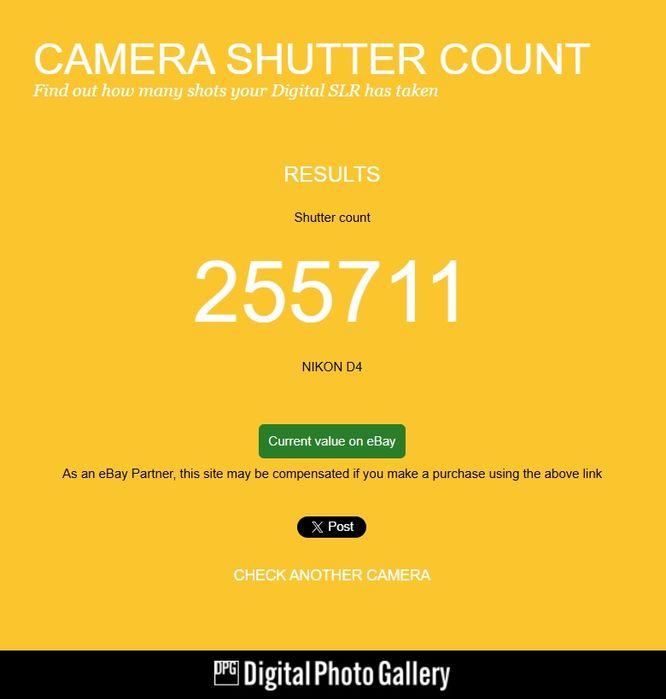 Фотоапарат Nikon D4, гарний стан, нові резинки