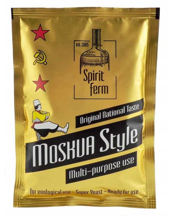 Drożdże Gorzelnicze SpiritFerm Moskwa Style Fermentacja Bimber Zacier