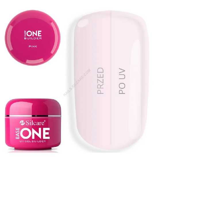 Silcare Base One UV Gel Builder Pink 30g