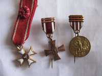 odznaka odznaczenie baretka krzyż medal ! nie niemieckie