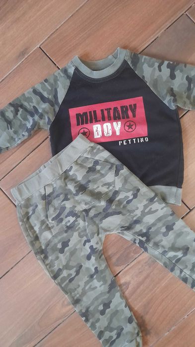 Komplet chłopięcy moro