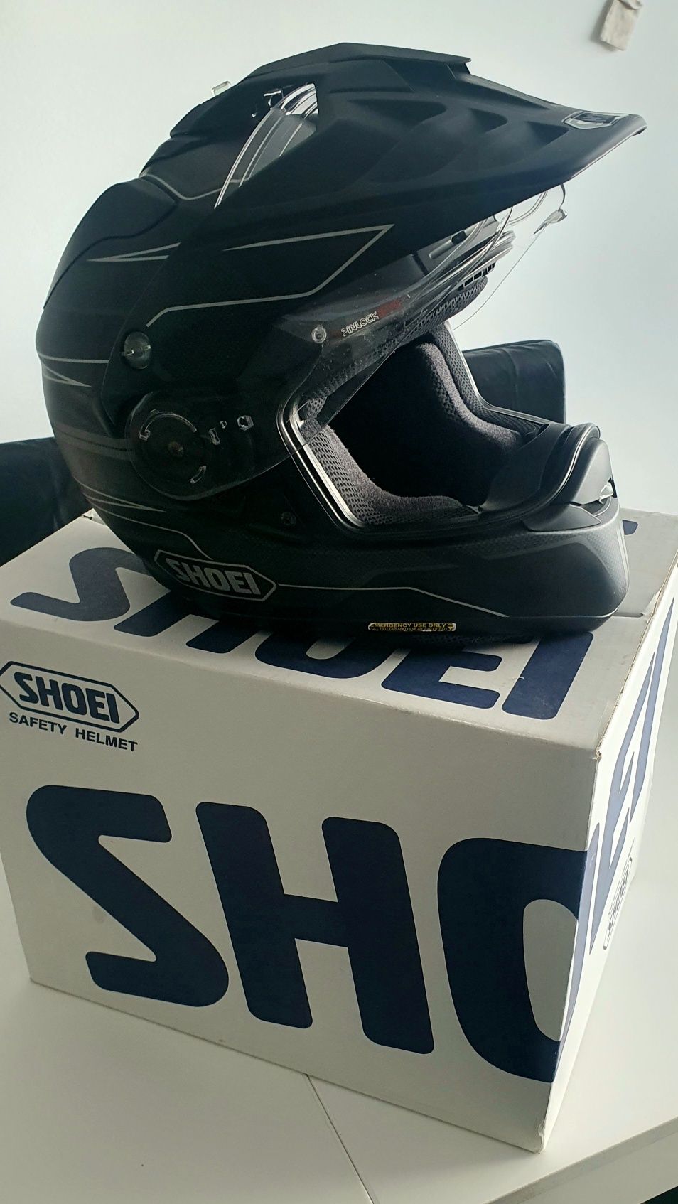 Capacete Shoei Hornet ADV Navigate TC-5 Cinza/Preto S(55-56cm)