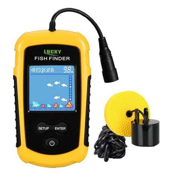 Ехолот портативний fish finder до 100м портативний сонар універсальний