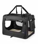 LIONTO Torba Transportowa Dla Psów Kotów M 60x42x44 cm CM Czarna