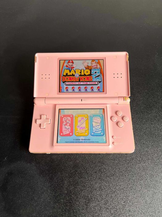 Nintendo DS Lite Rosa com 80+ Jogos