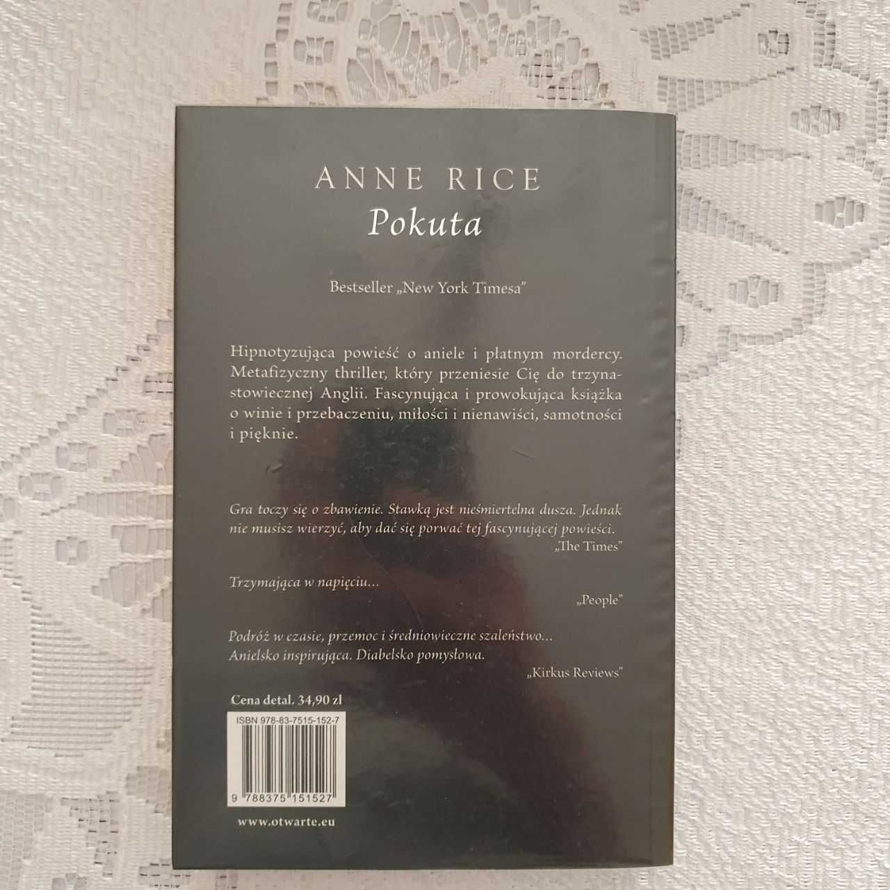 Sprzedam książkę Pokuta (Anne Rice)