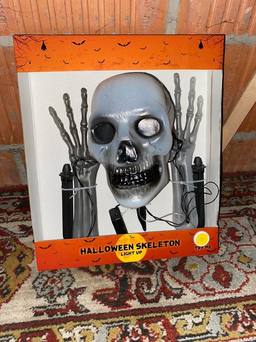 Halloween szkielet ozdoba swiecace skeleton