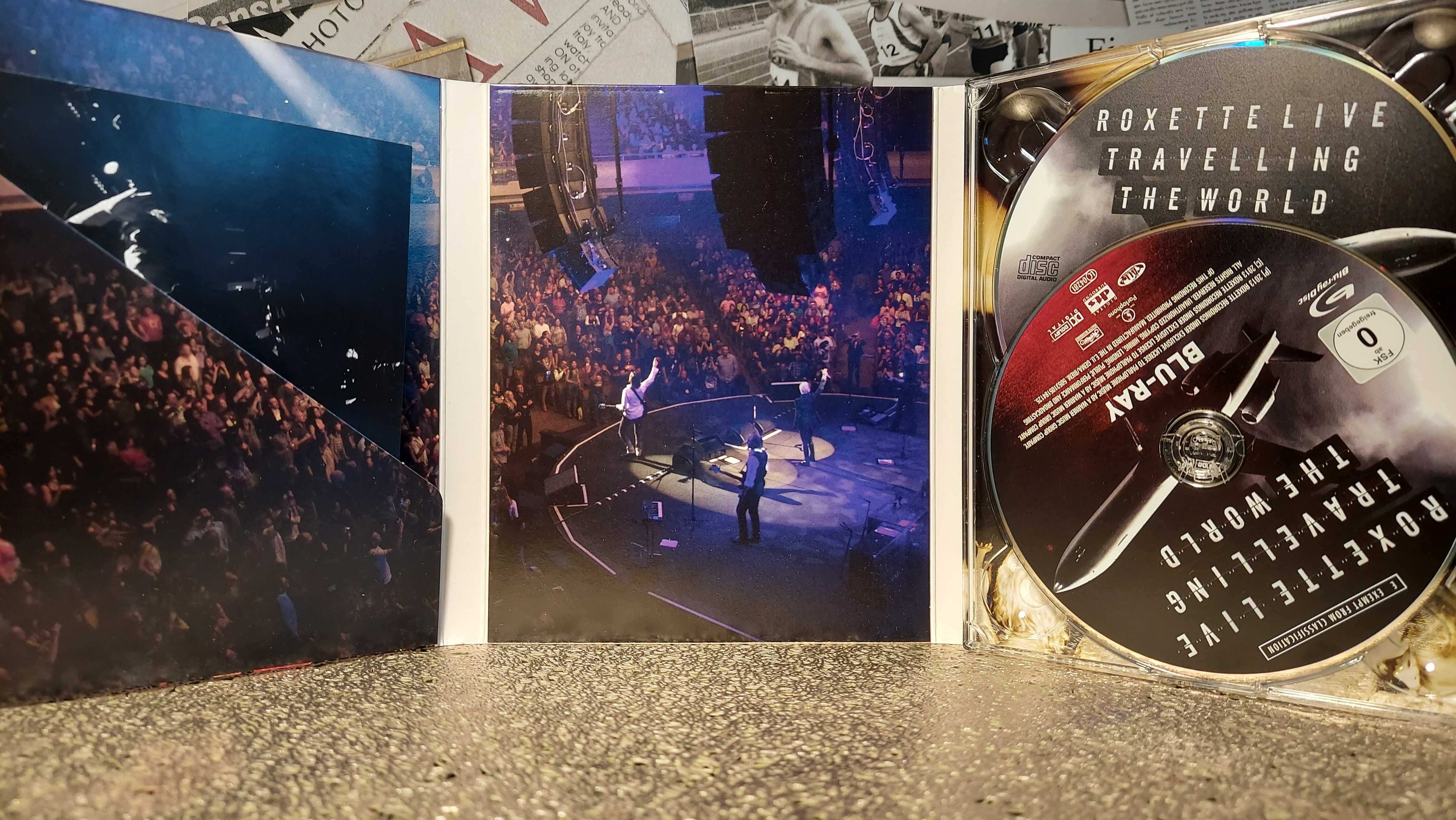Roxette - Travelling The World Live Koncert Blu-ray + CD