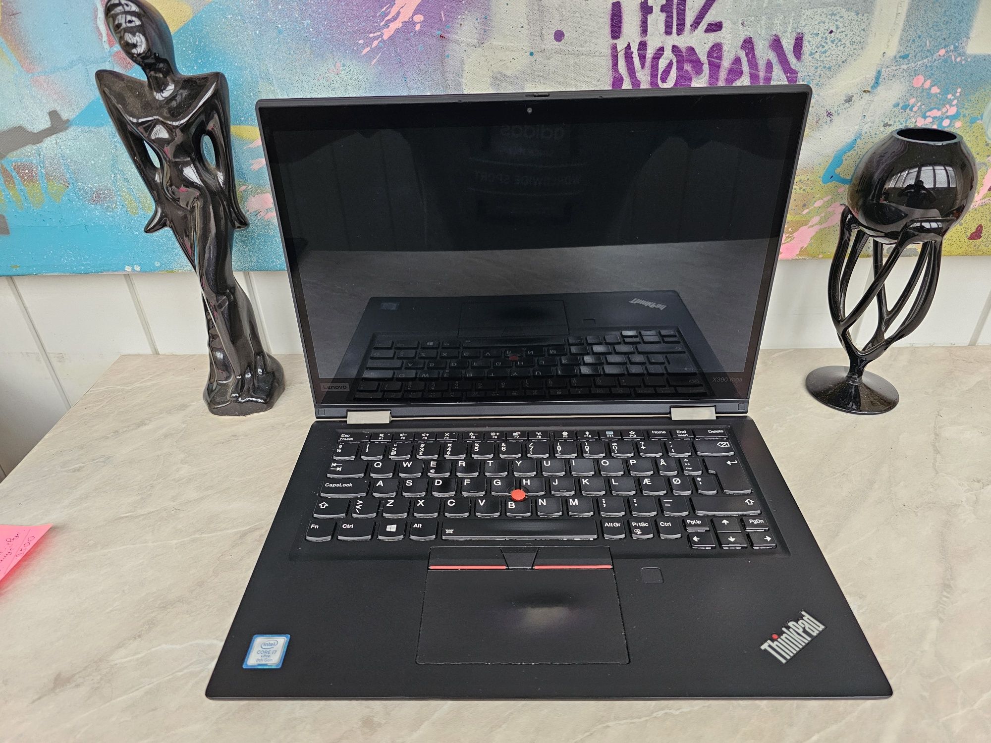 Сенсорний ноутбук-трансформер Lenovo x390 Yoga