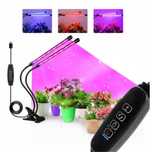 Lampa led do roślin uprawy UV 2xLED + PILOT 3 BARWY 40 LED TIMER