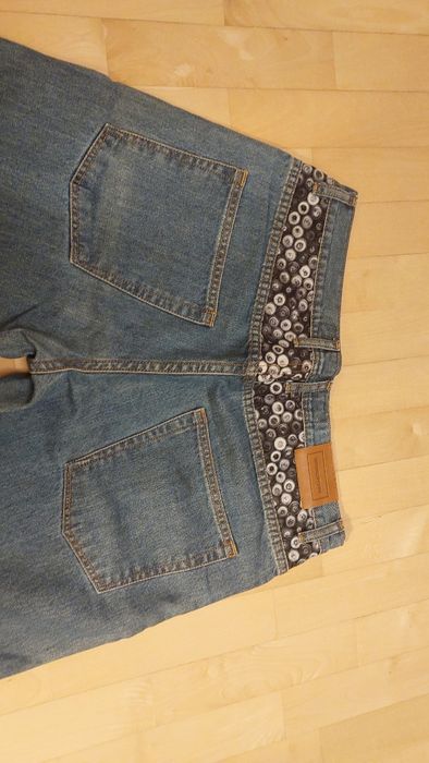 Spodnie jeansowe smokestory L