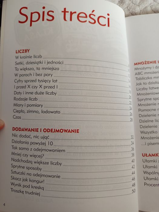 Książka matematyczna "matematyka na wesoło" wydawnictwo Edu Emu