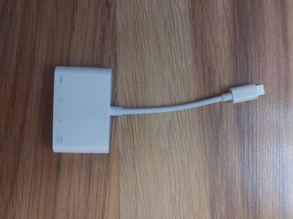 Przejściówka adapter do iPhone Mac book USB otg kamera karta sd micro