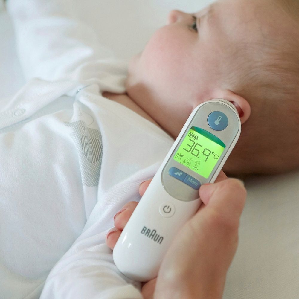 BRAUN ThermoScan 7 Termometr do ucha douszny precyzyjny
