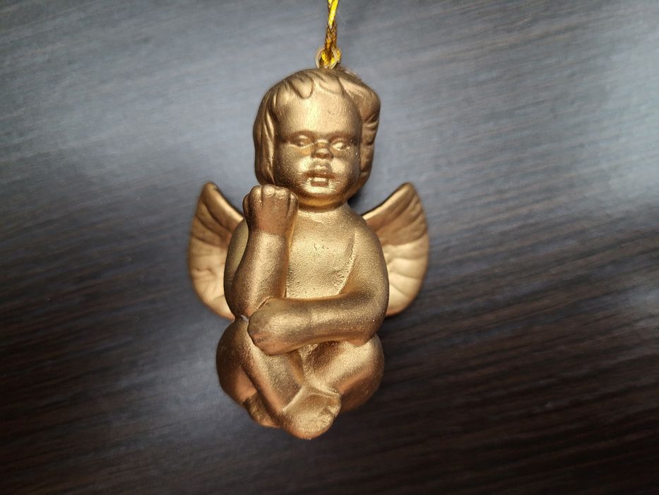 Złote Aniołki IKEA Dekoracja Ozdoba Święta