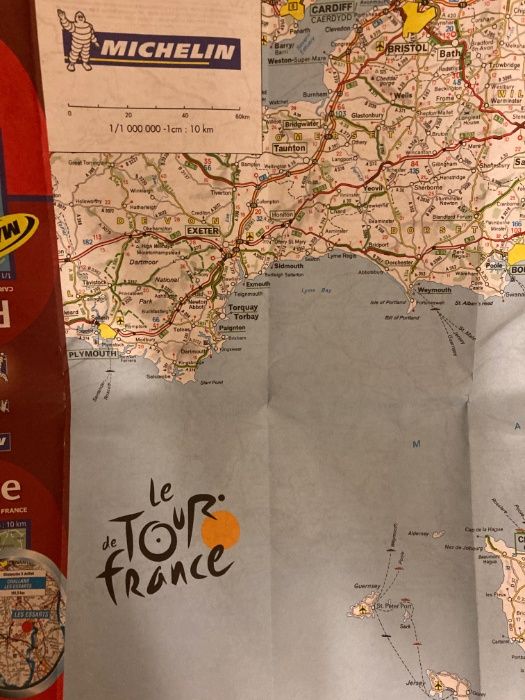 Mapa Michelin Le Tour de France 2005