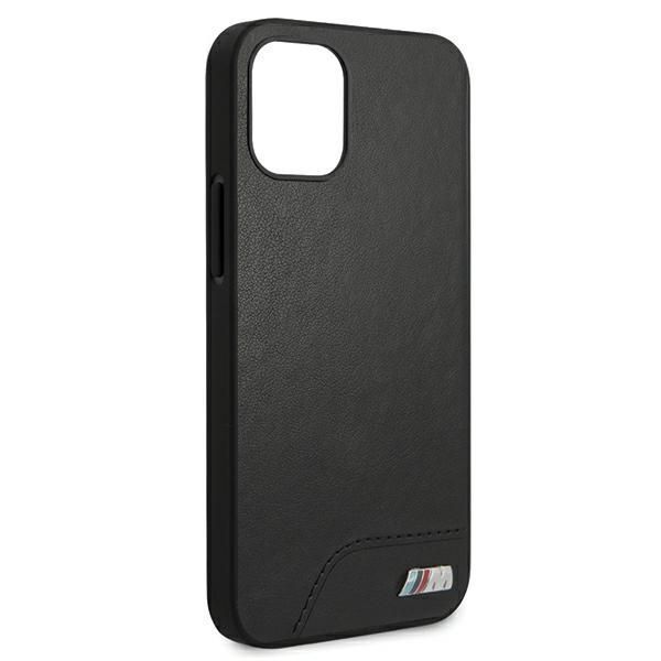 Etui BMW iPhone 12 Mini 5,4" Czarny M Collection Smooth PU