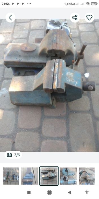 Тиски привезені з Європи 125мм