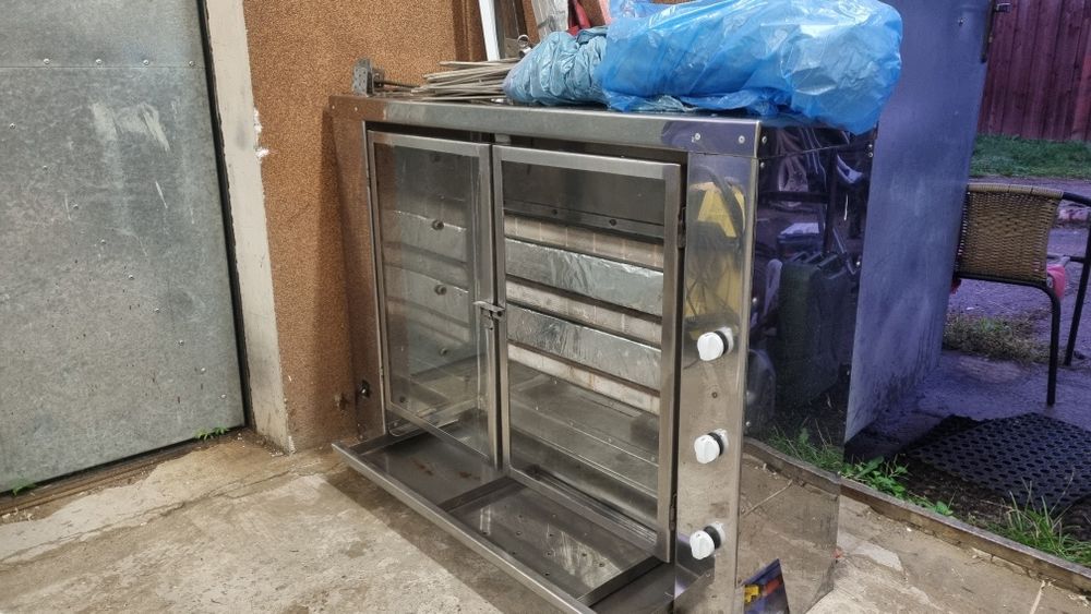 Rożno gazowe na kurczaka grill