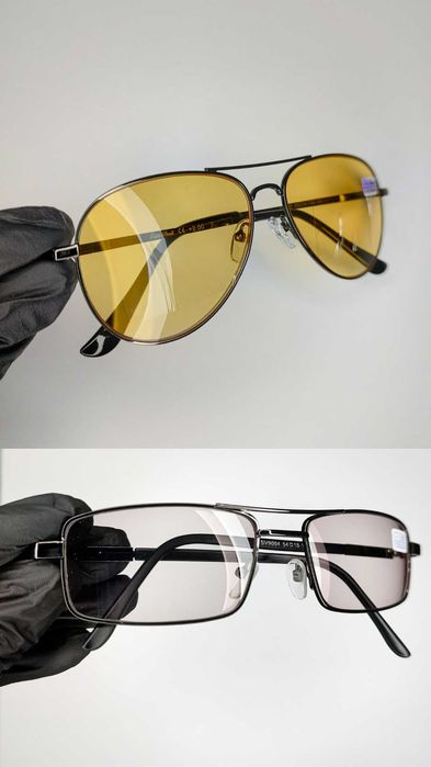 Очки Метал Скло / Полімер різні для читання та далі від +/- 0.5 до 50