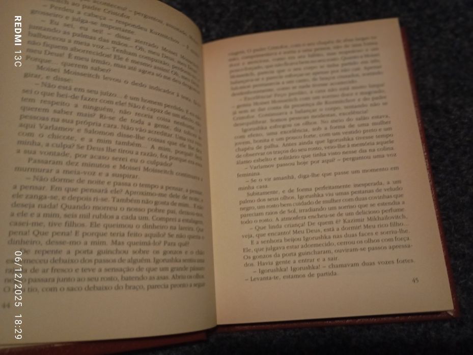 Livro " A estepe - A minha vida"