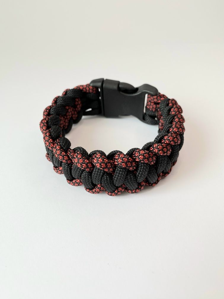 Bransoletka "INFERNO" EDC/ bushcraft/ survival/ paracord/ taktyczna
