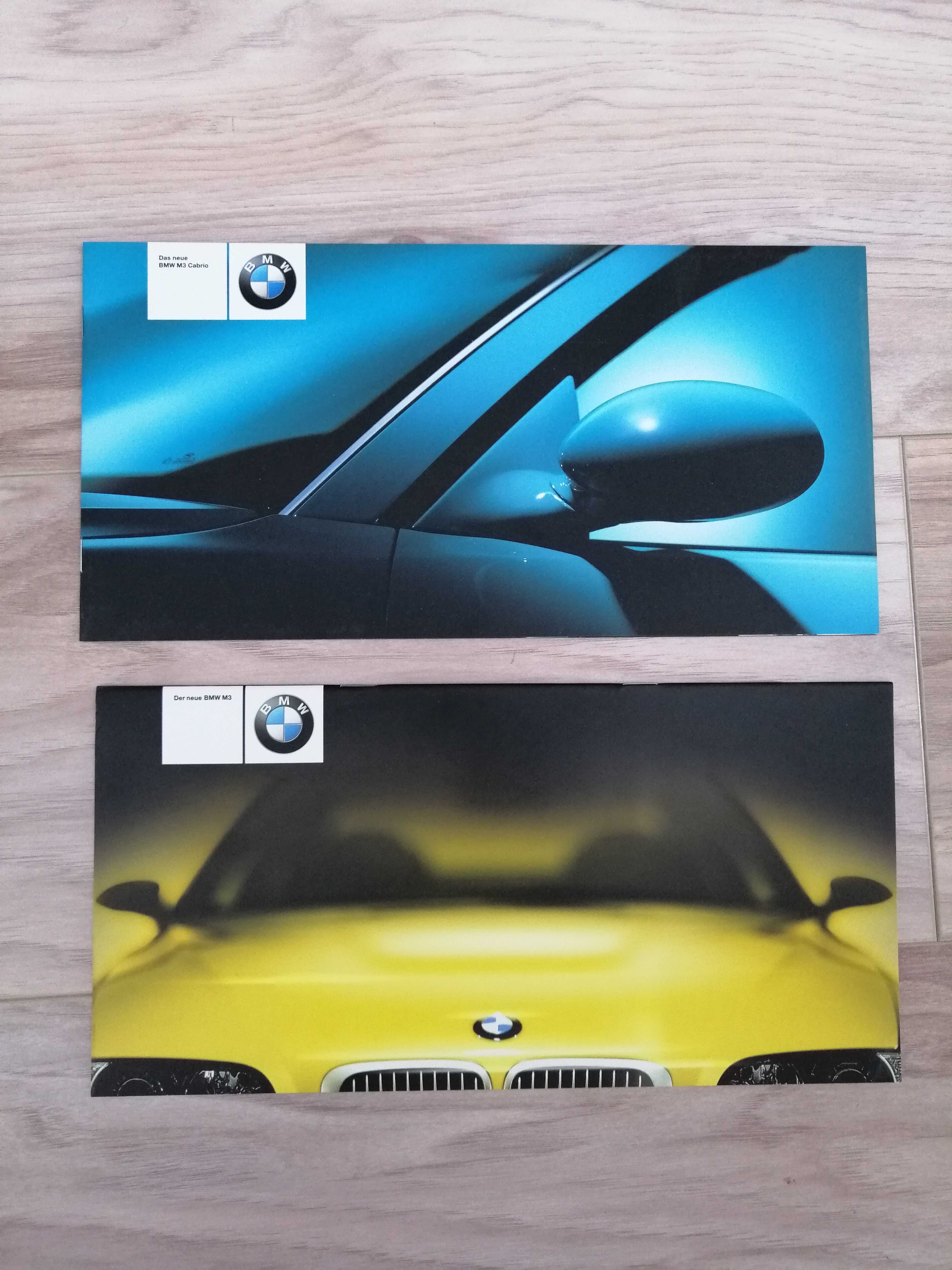 Prospekt katalog  Bmw M3 i M3 cabrio