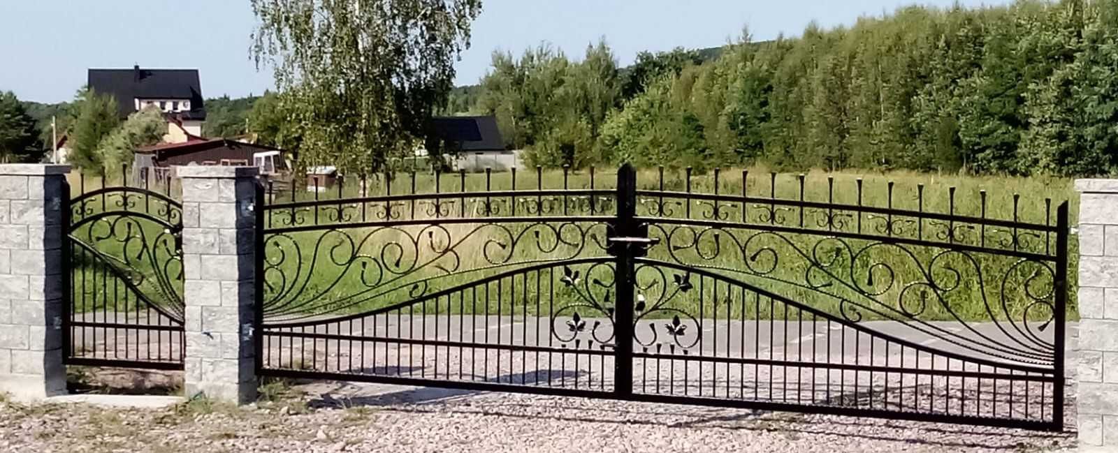 Brama wjazdowa skrzydłowa Wzór 21 bramy ogrodzenia przęsła pod wymiar