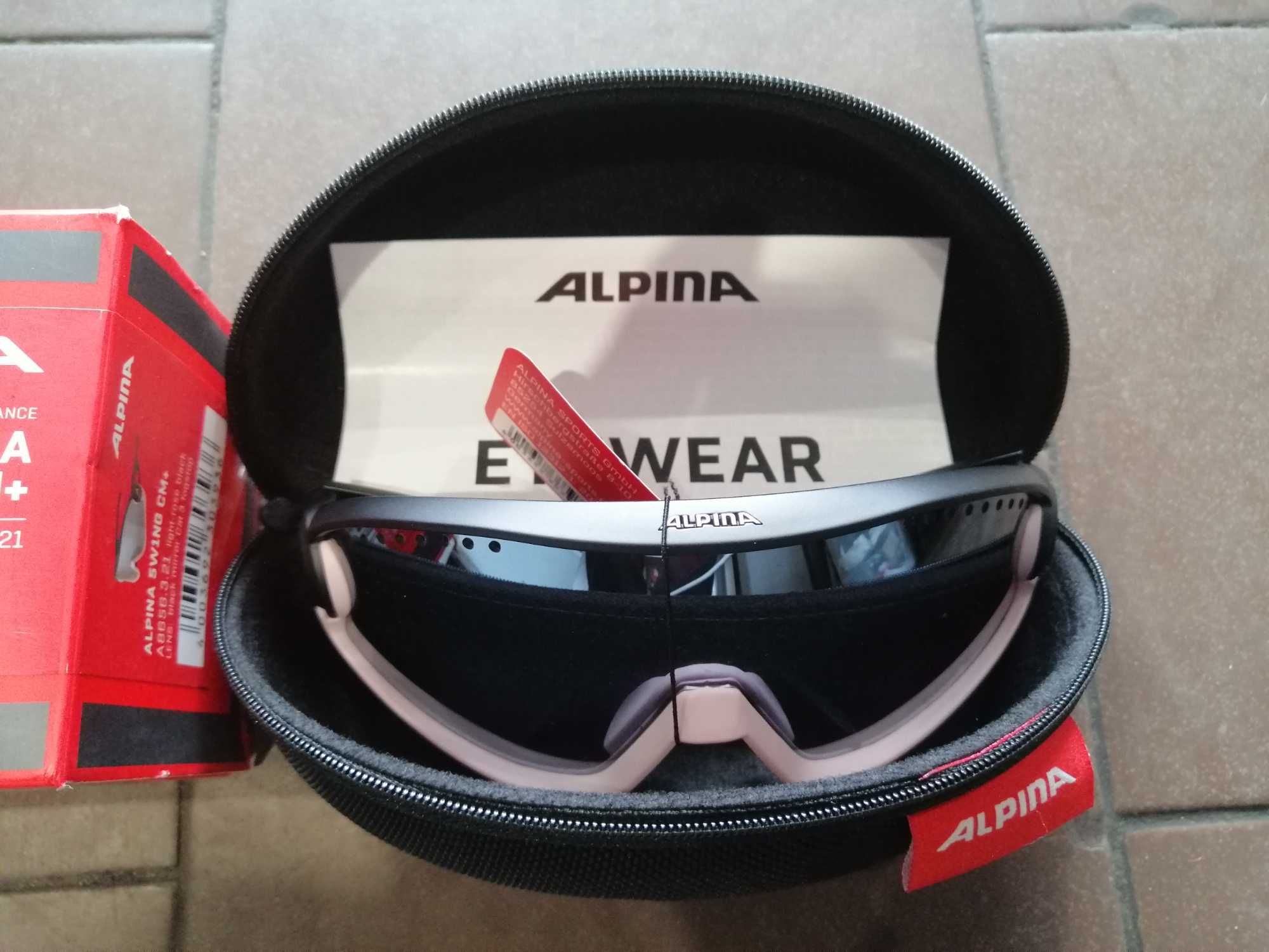 Powystawowe OKULARY ALPINA 5W1NG CM+ Light Rose Black Okazja!