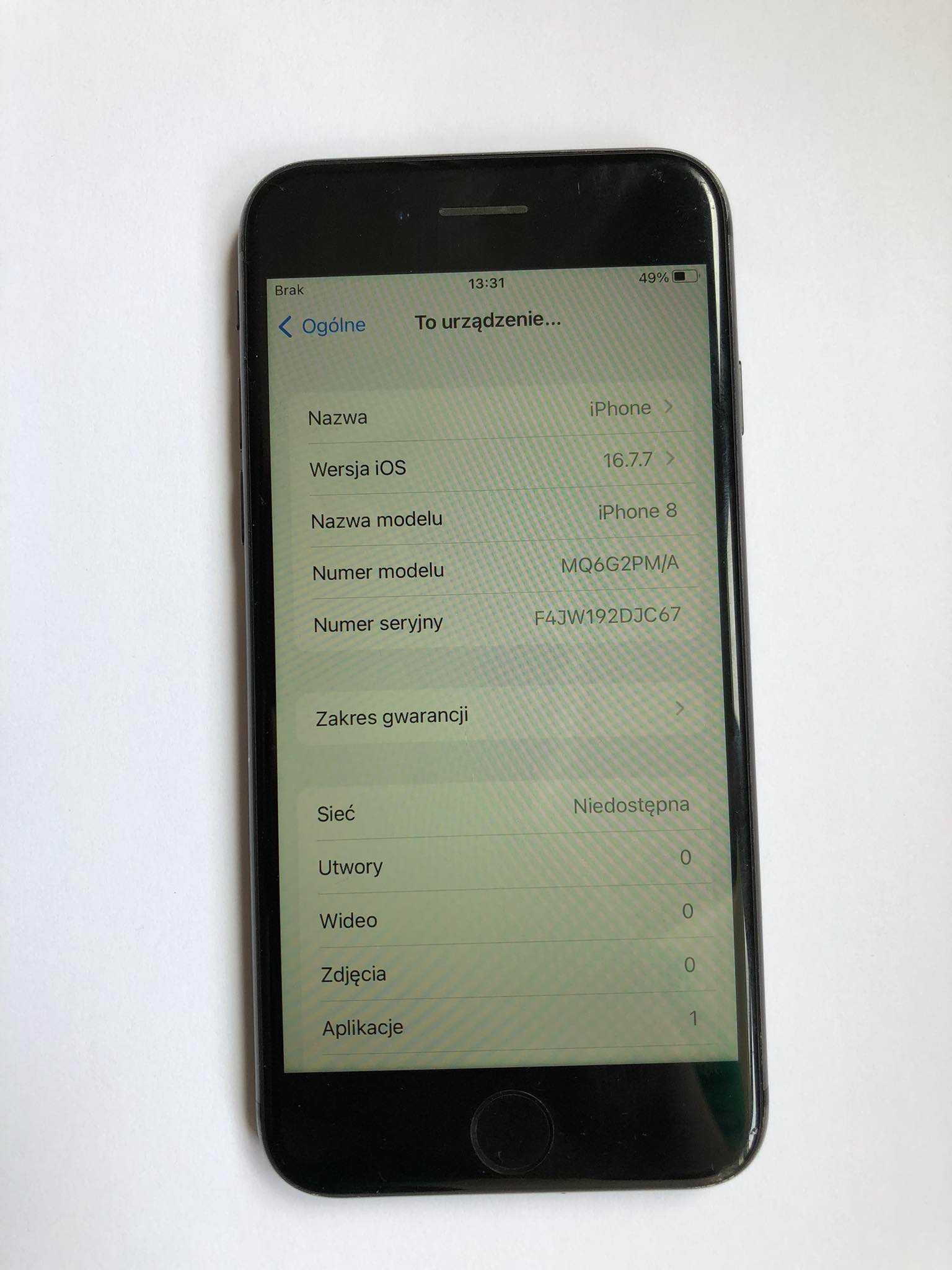 Iphone 8 64 gb 100% baterii