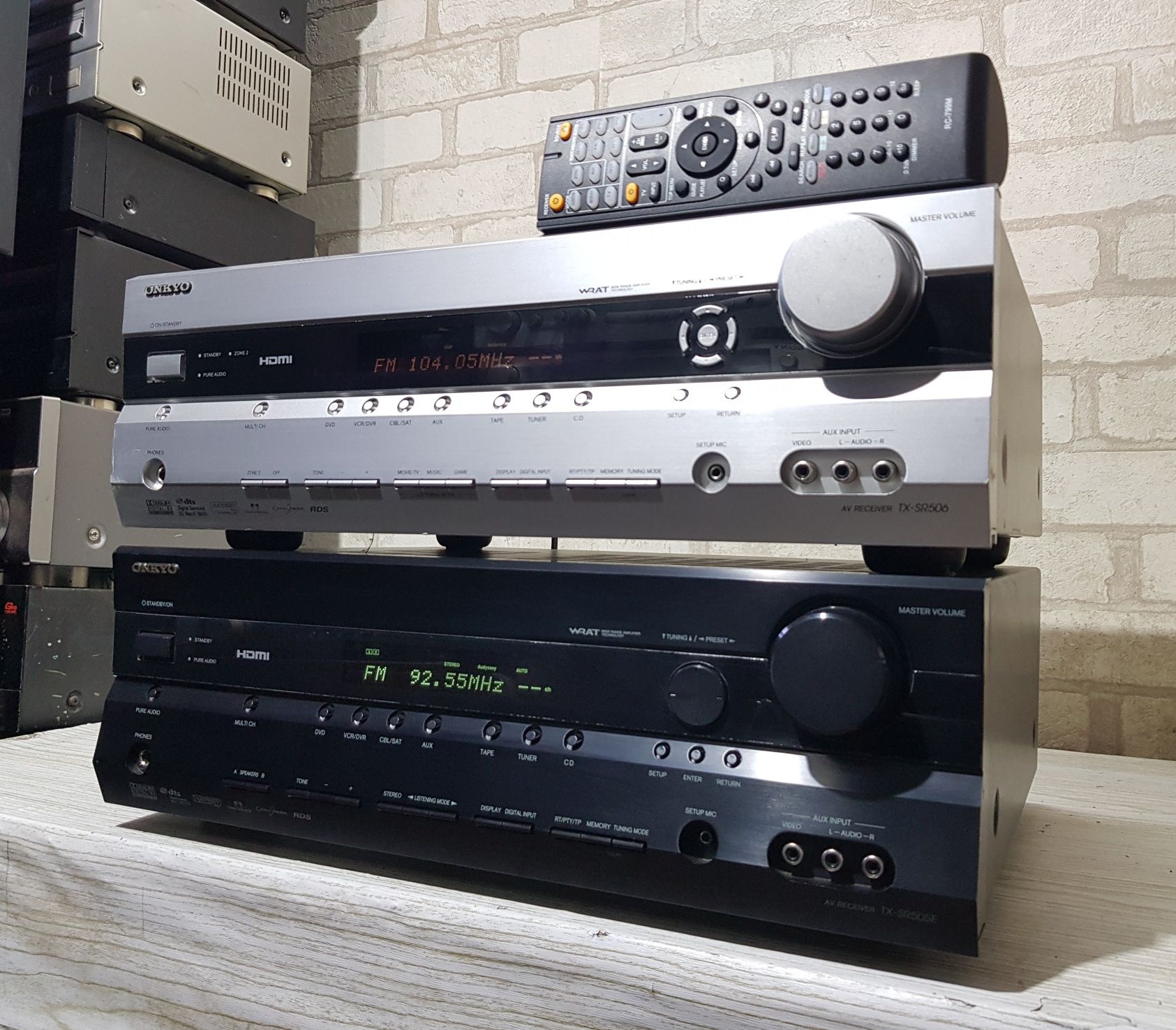 Пульт!7.1AV ресивер Onkyo TX-SR505E/506  7x130 б/у з Німеччини