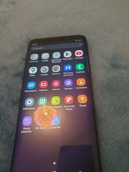 Samsung S9+ sem riscos nem quebras a funcionar