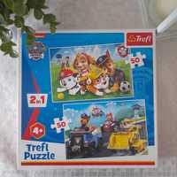 Puzzle Psi Patrol 4+ Trefl 2w1 2x50 paw patrol nickelodeon