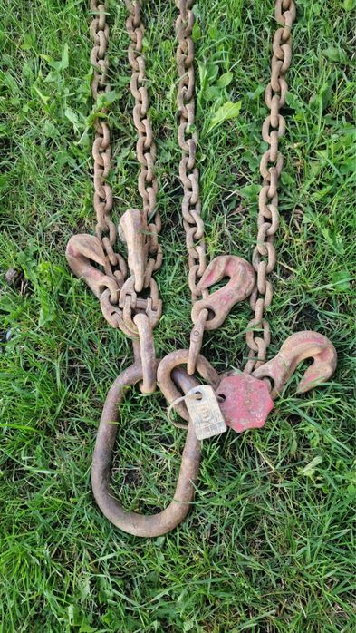 Zawiesia łańcuchowe dźwigowe 4cięgnowe skracane 4m