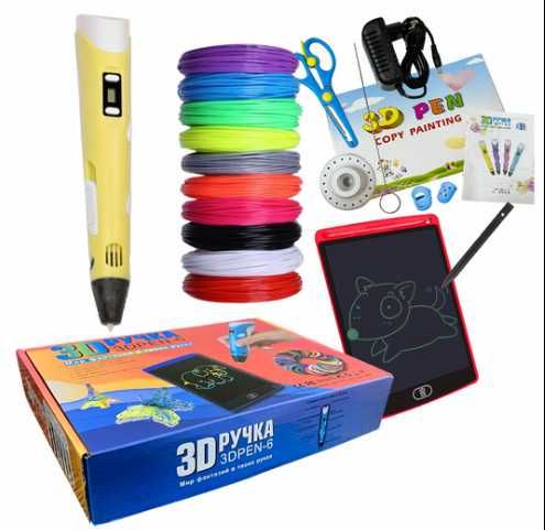 3D ручка з LCD-дисплеєм Premium + трафарети 3д Pen 3D ручка АКЦІЯ!