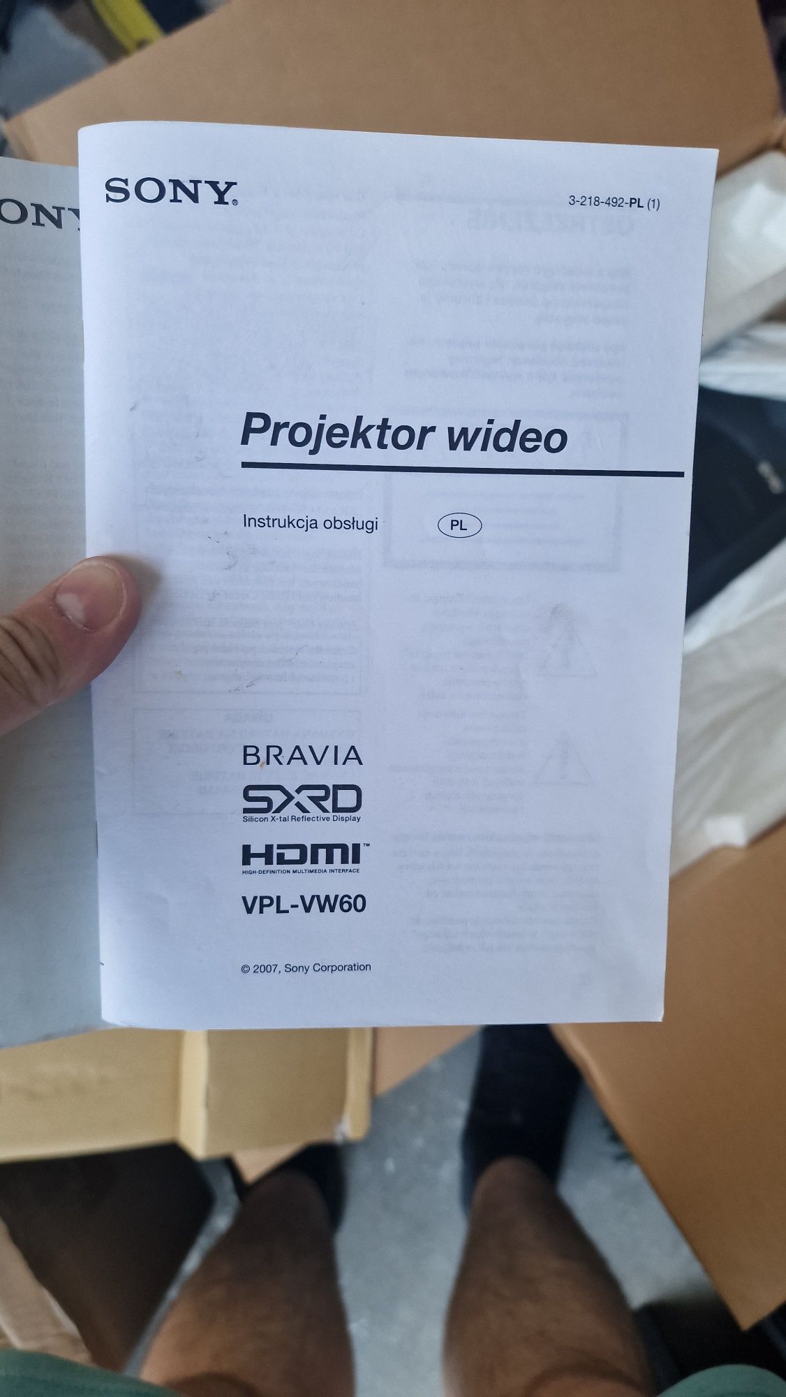 Projektor Sony Bravia VPL-VW60