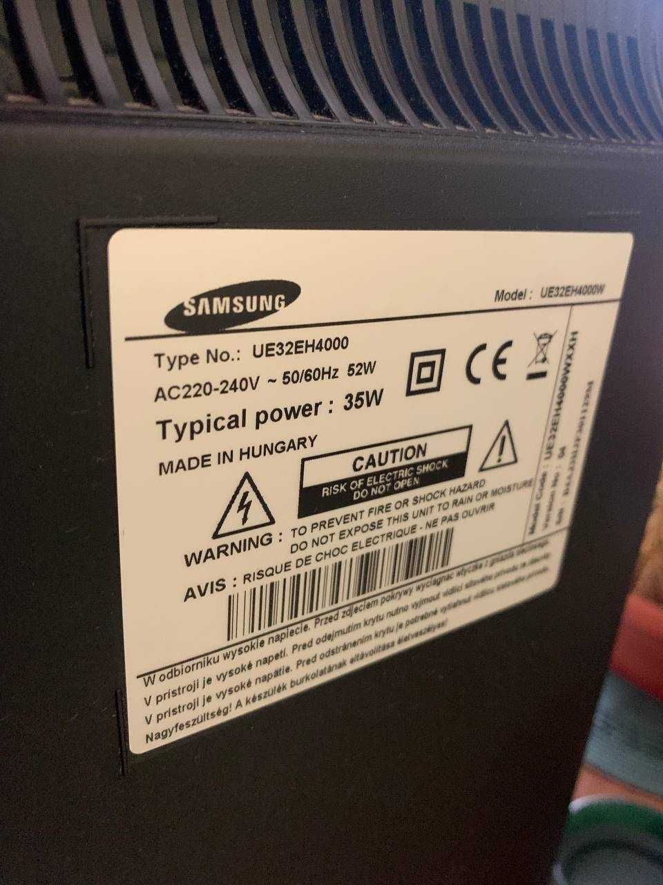 Telewizor SAMSUNG UE32EH4000W + pilot oryginały