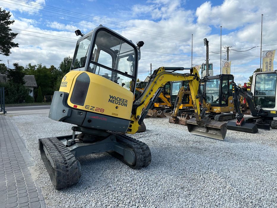 Minikoparka Wacker Neuson. EZ28 z VDS 2014 roku 1 WŁ waga 3000kg